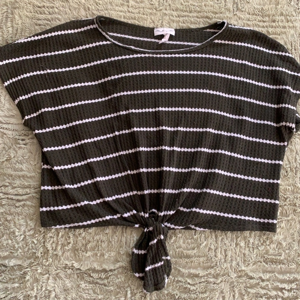 Women’s Army Green Boxy Crop Top